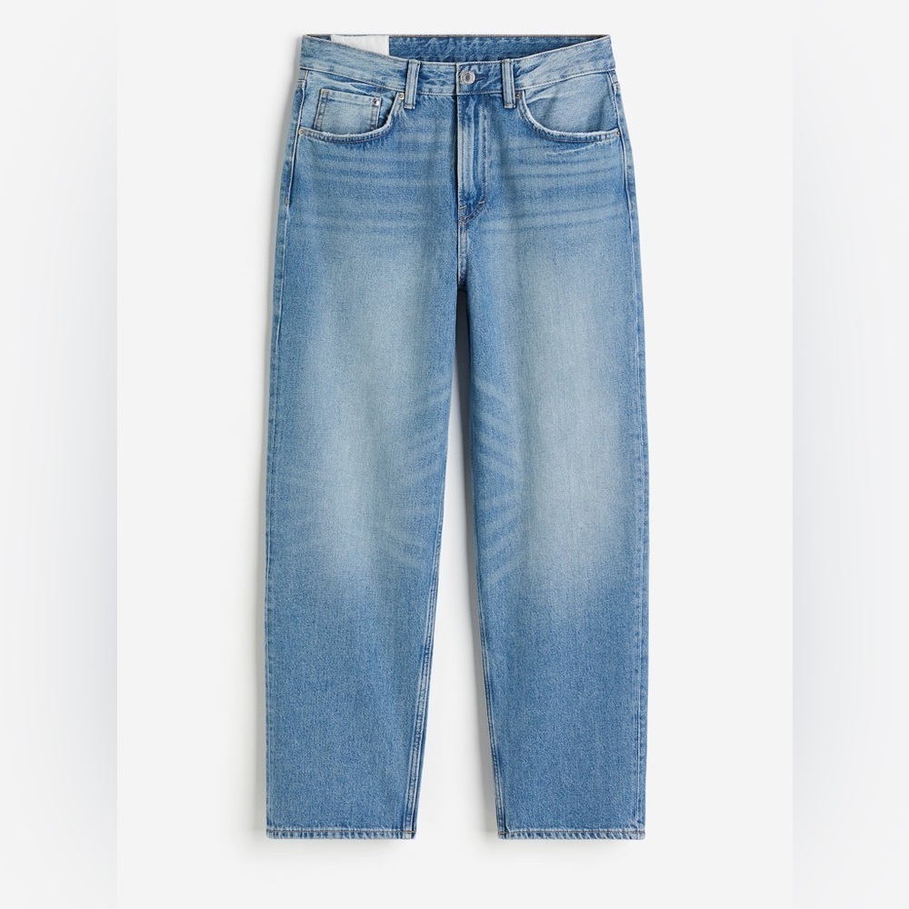 28X32 H&M Light Blue Loose Amole Jeans